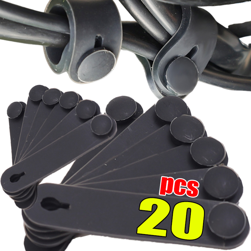 Motorcycle Brake Cable - 1-20Pcs Motorcycle Rubber Frame Securing Cable