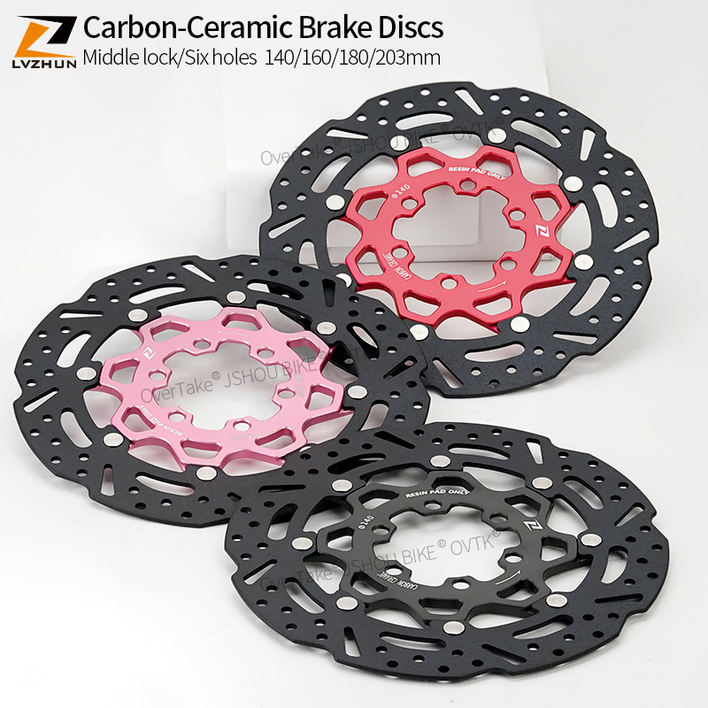 LVZHUN Bike Carbon-Ceramic Bra - Carbon Ceramic Motorcycle Brake Rotor ulasan dan harga