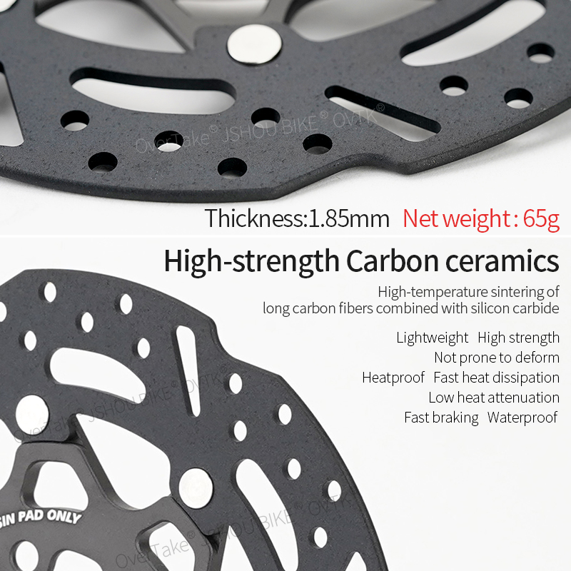 LVZHUN Bike Carbon-Ceramic Bra - Carbon Ceramic Motorcycle Brake Rotor ulasan dan harga