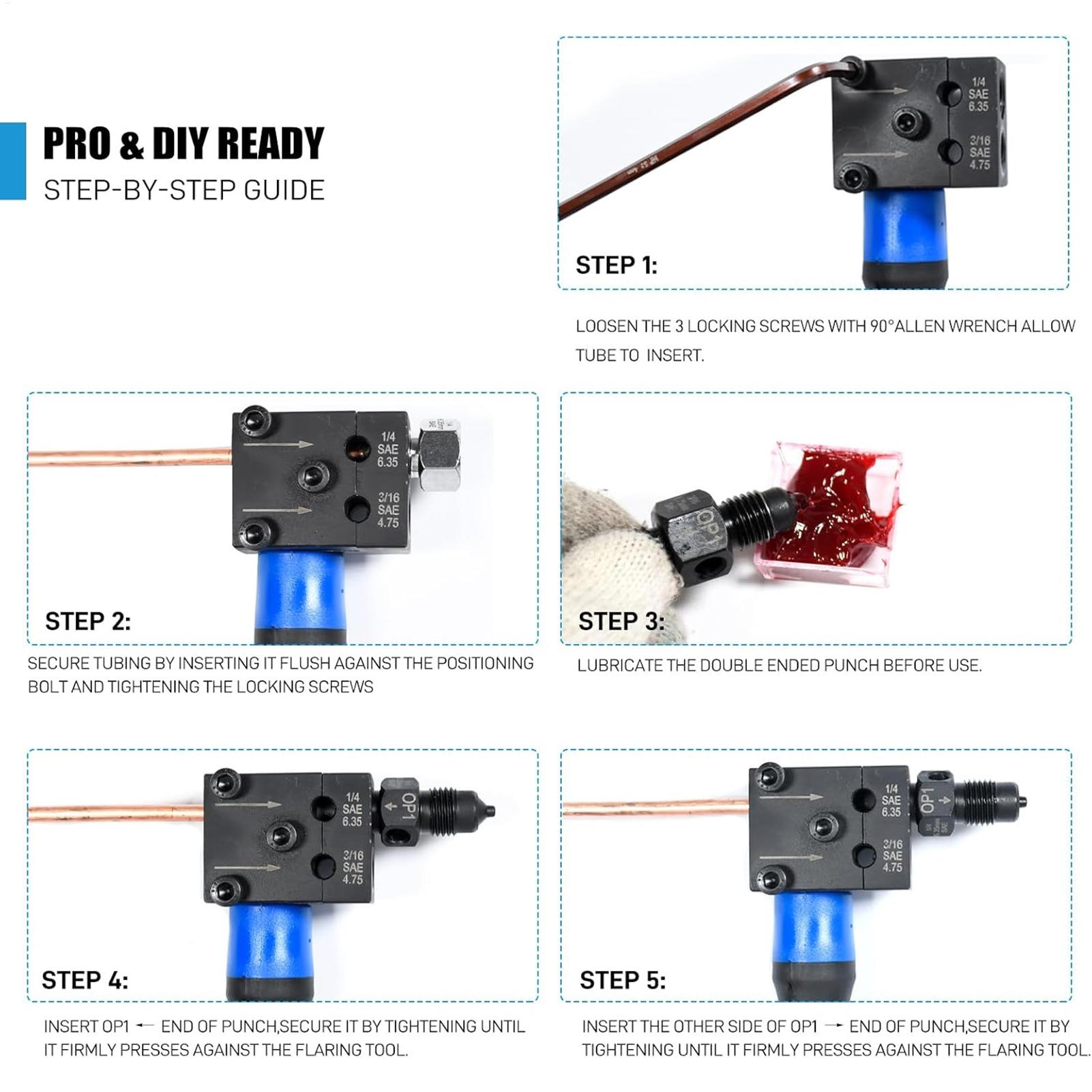 Double Flare Tool Professional - Brake Line Motorcycle ulasan dan harga