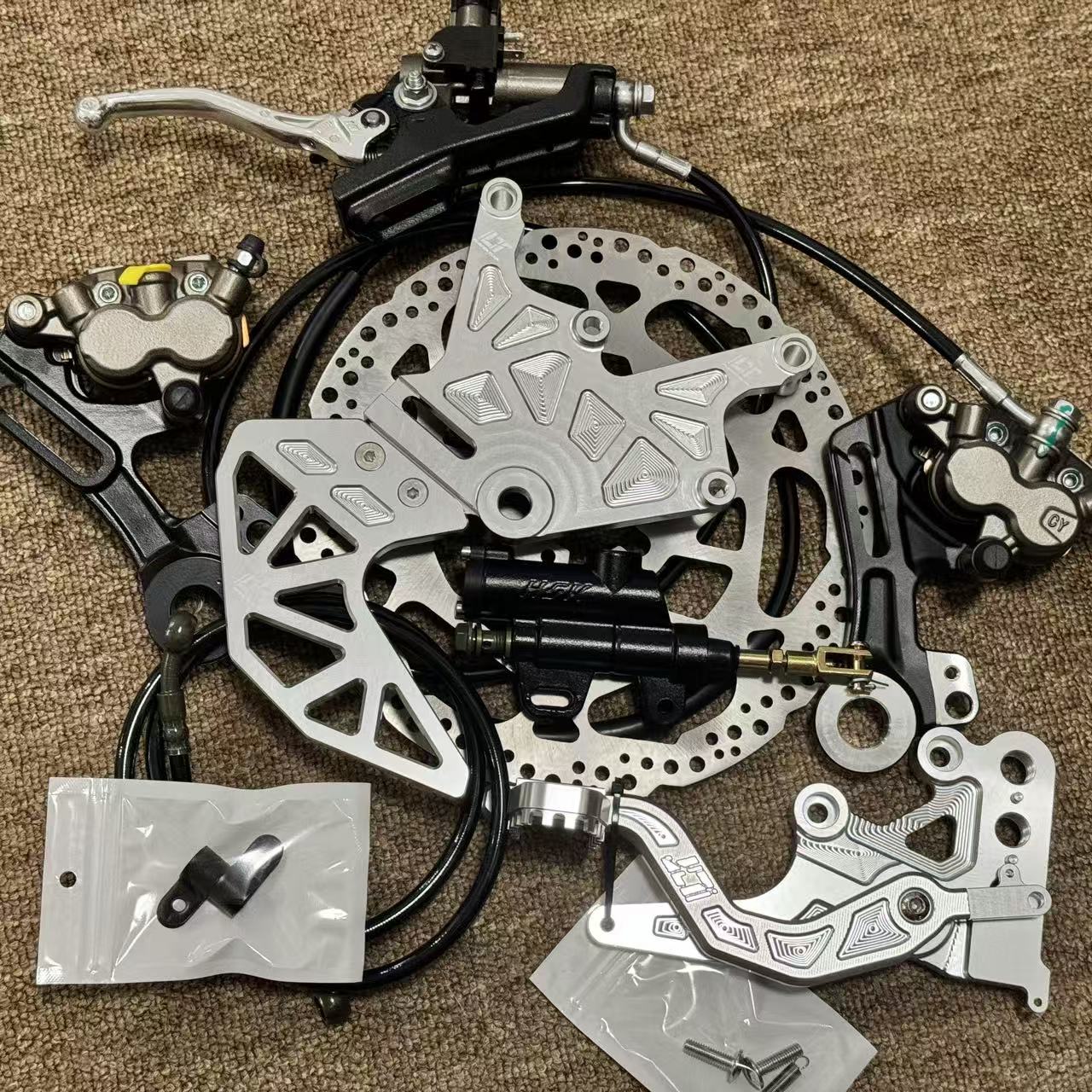 Dual Caliper Bracket Kit for L - Brake Caliper ulasan dan harga