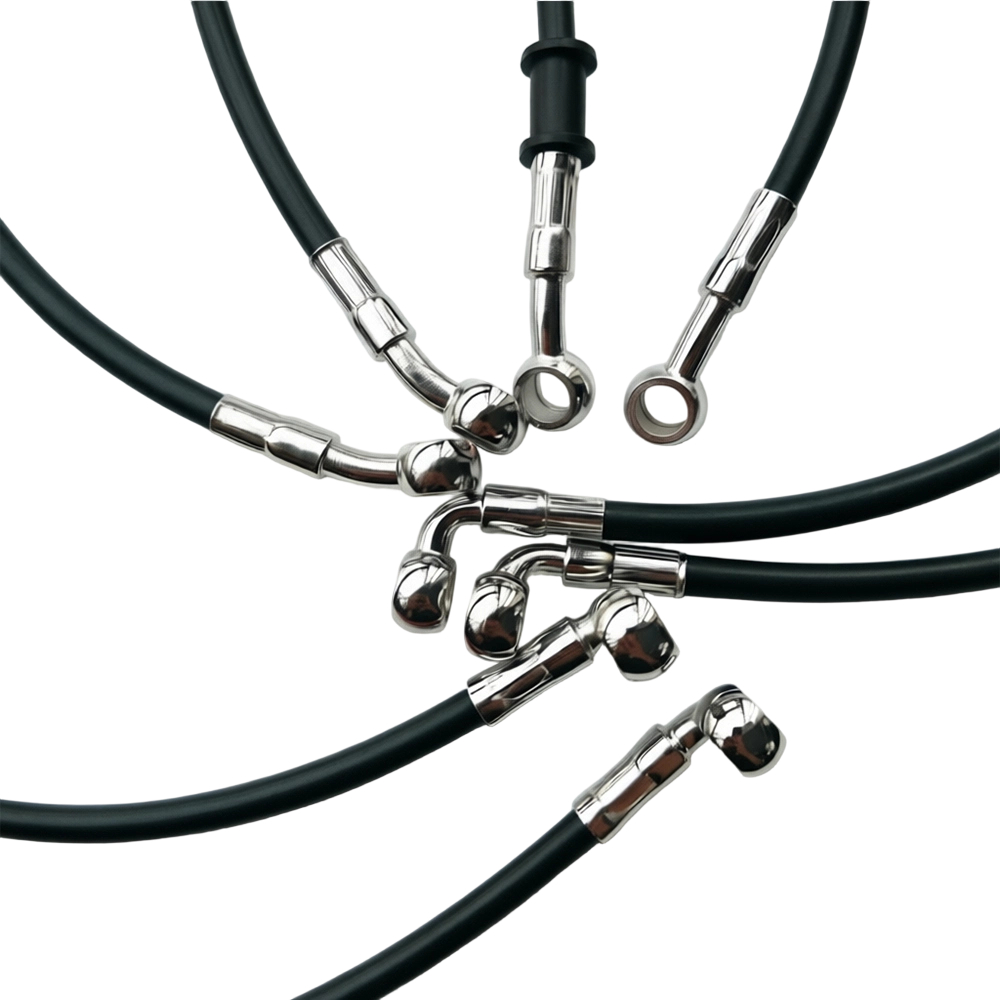 Black 28°-90° Degree Hydraulic - Motorcycle Brake Cable ulasan dan harga