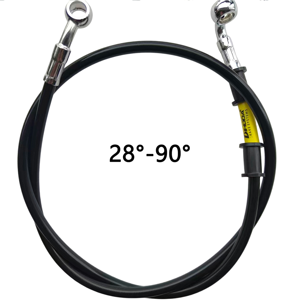 Black 28°-90° Degree Hydraulic - Motorcycle Brake Cable ulasan dan harga