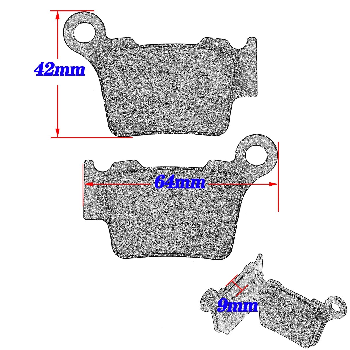 Motorcycle Front & Rear Brake  - Brake Pads Bike ulasan dan harga