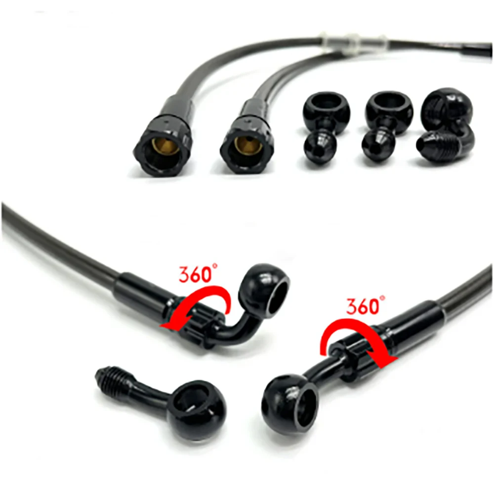Motorcycle Brake Hose AN3 Brai - Motorcycle Brake Cable ulasan dan harga