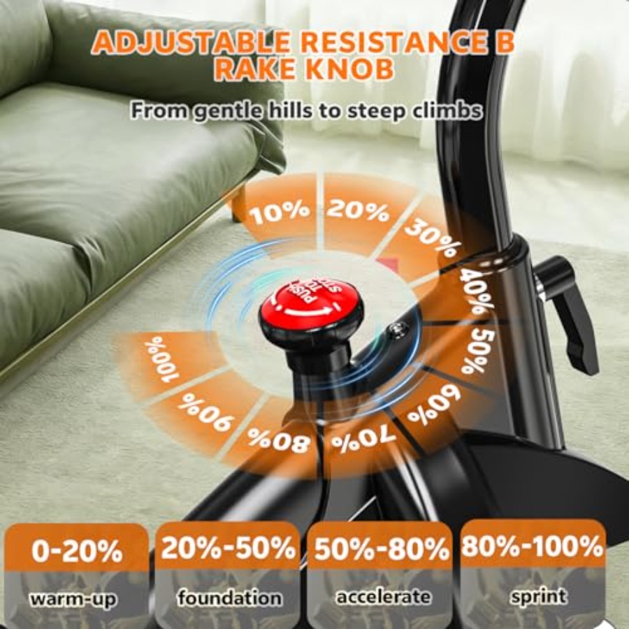 Home cardio exercise bike with - Brake Pads Bike ulasan dan harga