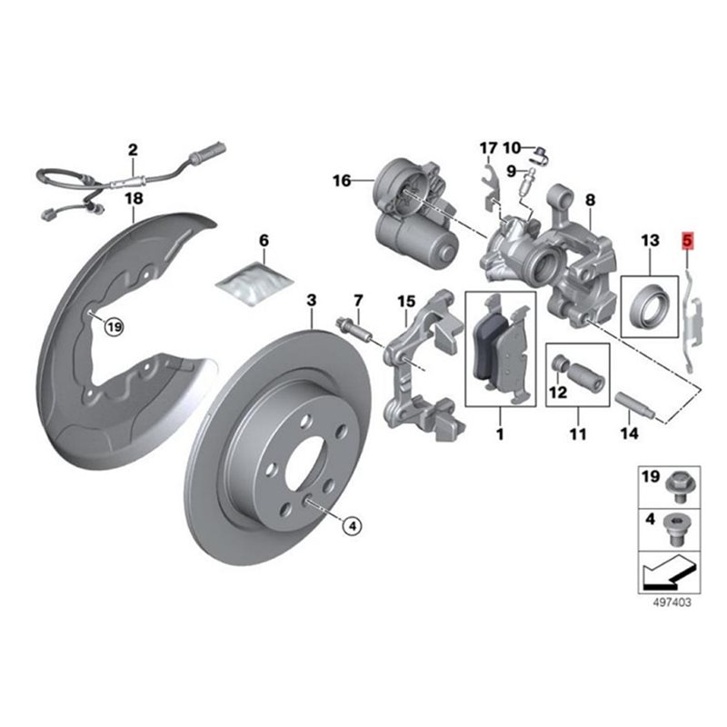 M11K-1Set Brake Caliper Kit 34 - Brake Caliper ulasan dan harga