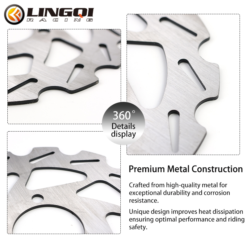 LINGQI RACING 140mm 3 Hole Dis - Brake Pads Bike ulasan dan harga